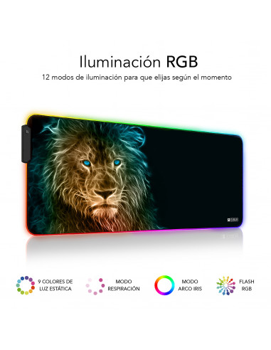 Subblim alfombrilla ratón premium Led...