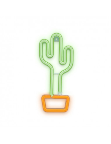 Forever Neon Led Light Cactus Orange...